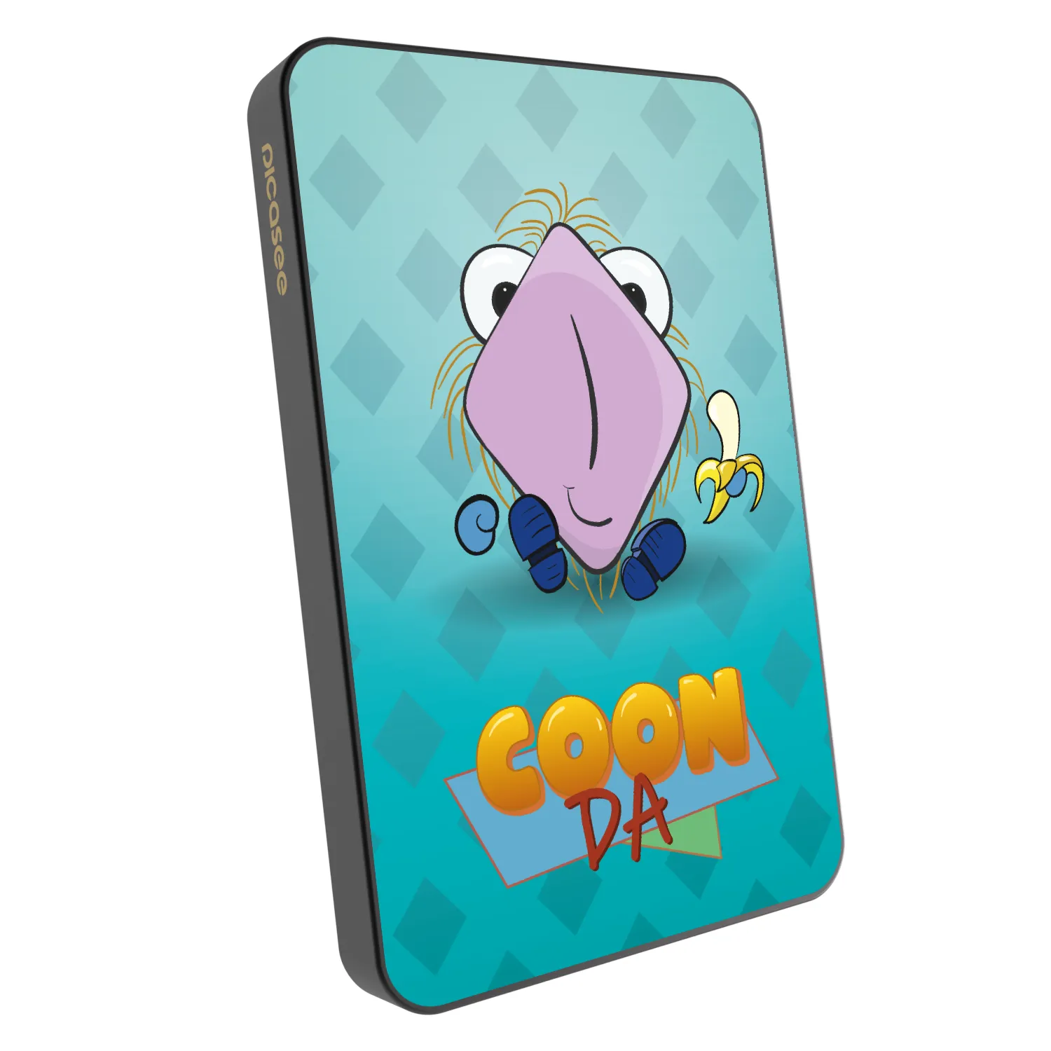 Picasee Powerbanka s MagSafe 5 000 mAh Šedá - COONDA chlupatka světlá