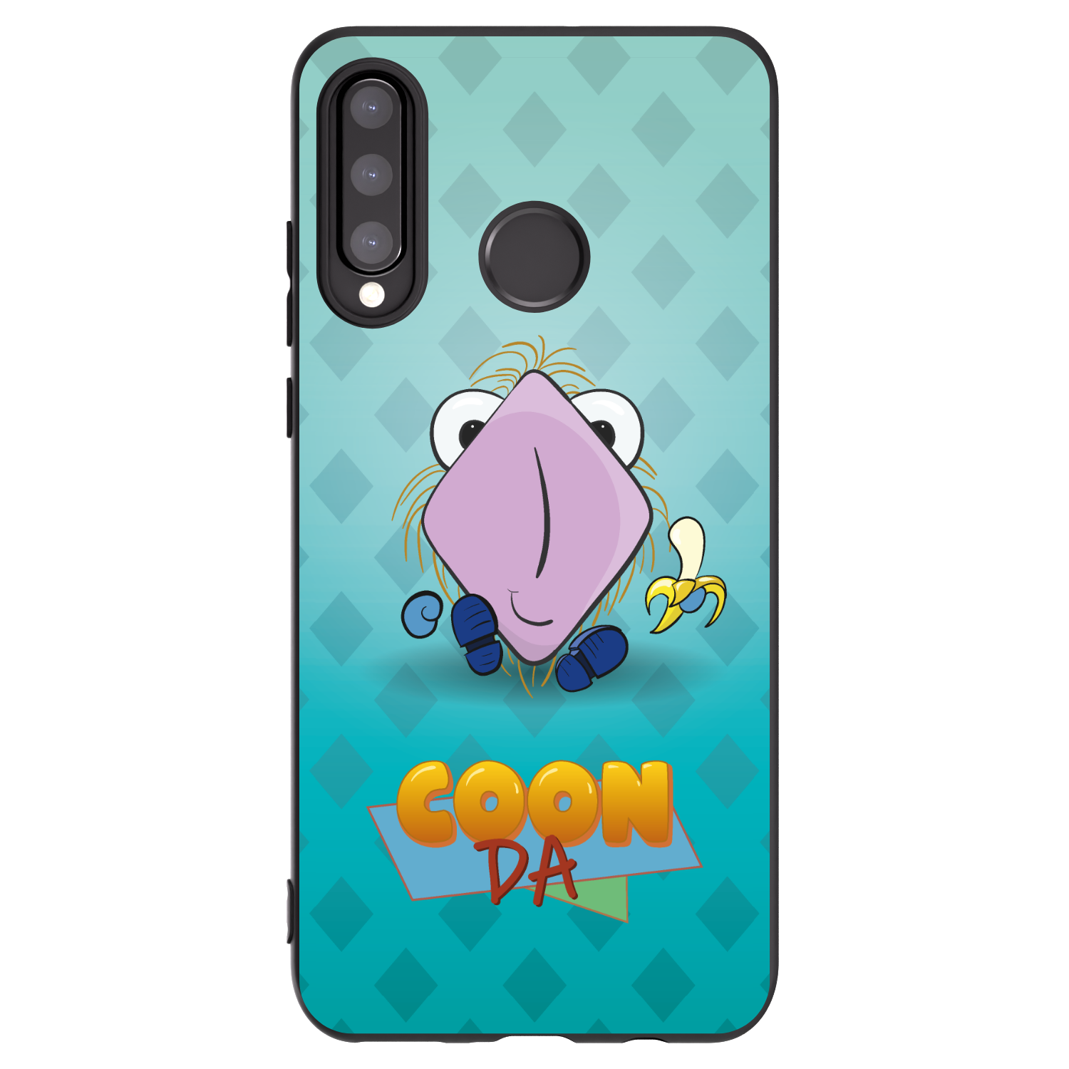 Picasee silikónový čierny obal pre Huawei P30 Lite - COONDA chlupatka světlá