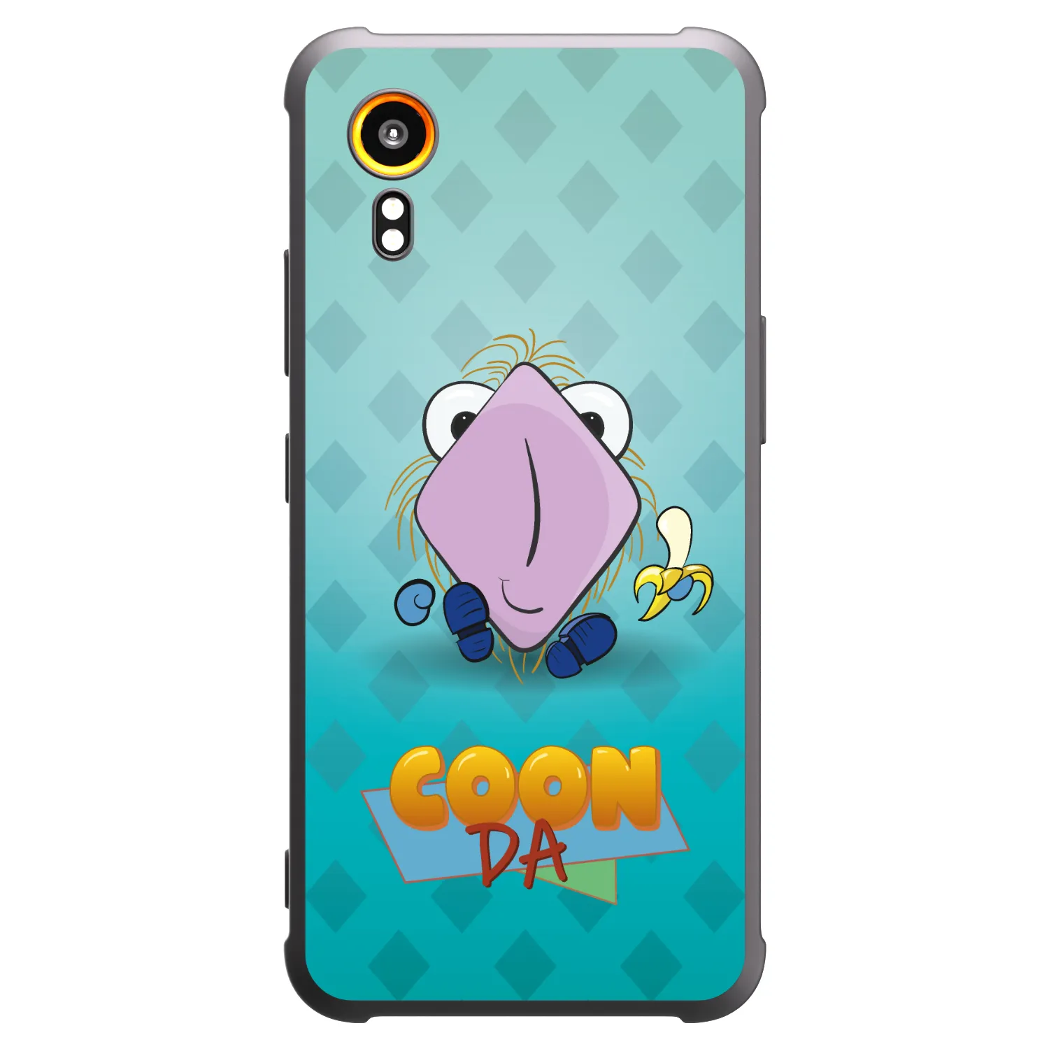 Picasee silikónový čierny obal pre Samsung Galaxy Xcover 7 - COONDA chlupatka světlá