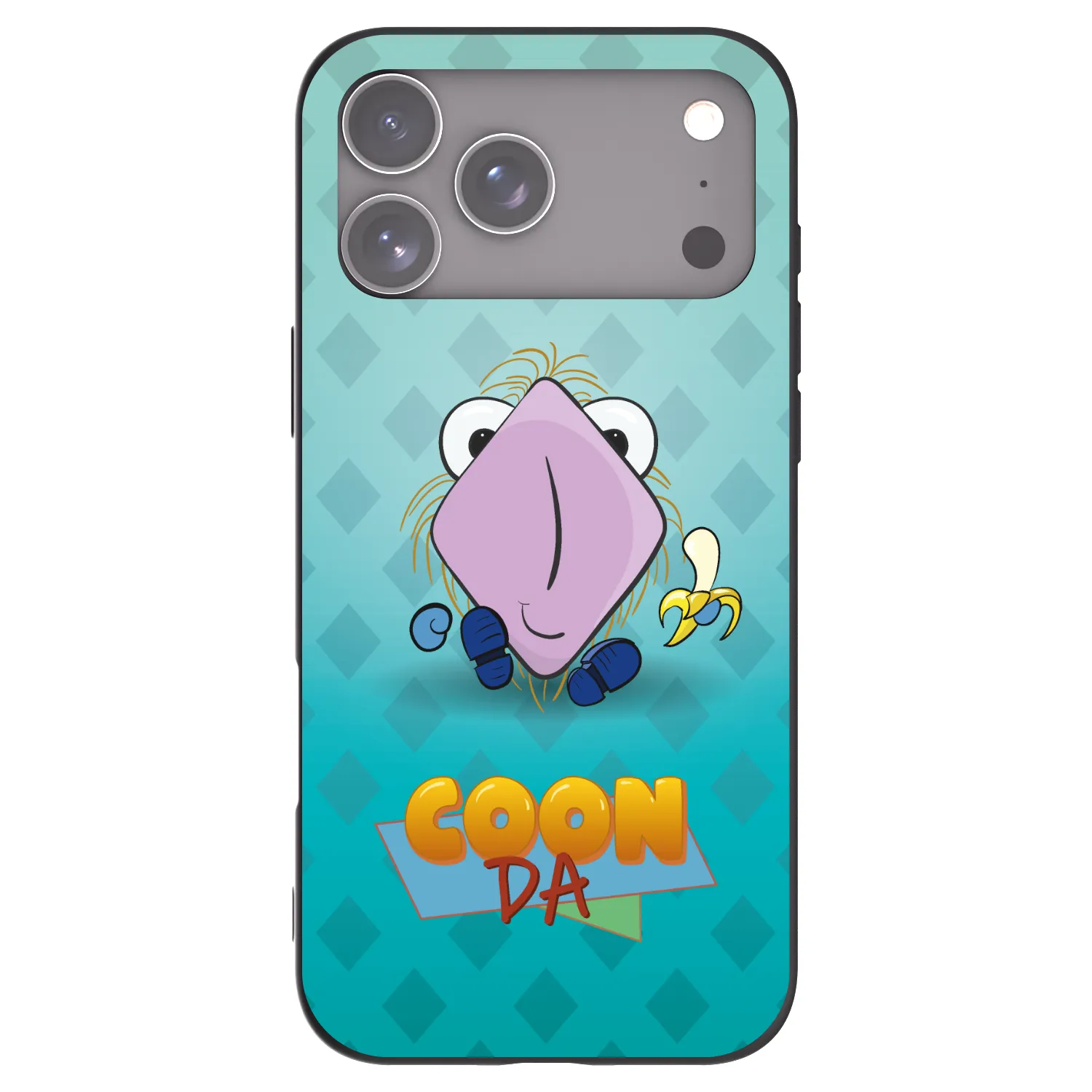 Picasee silikónový čierny obal pre Apple iPhone 18 Pro Max - COONDA chlupatka světlá