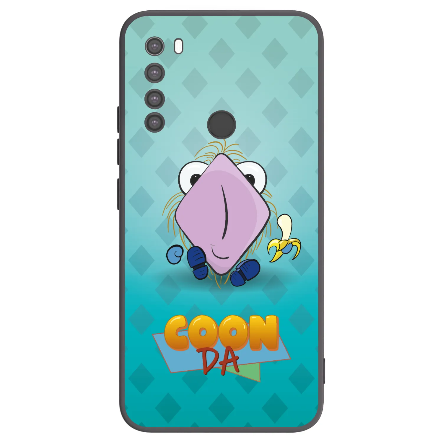Picasee silikónový čierny obal pre Xiaomi Redmi Note 8 - COONDA chlupatka světlá