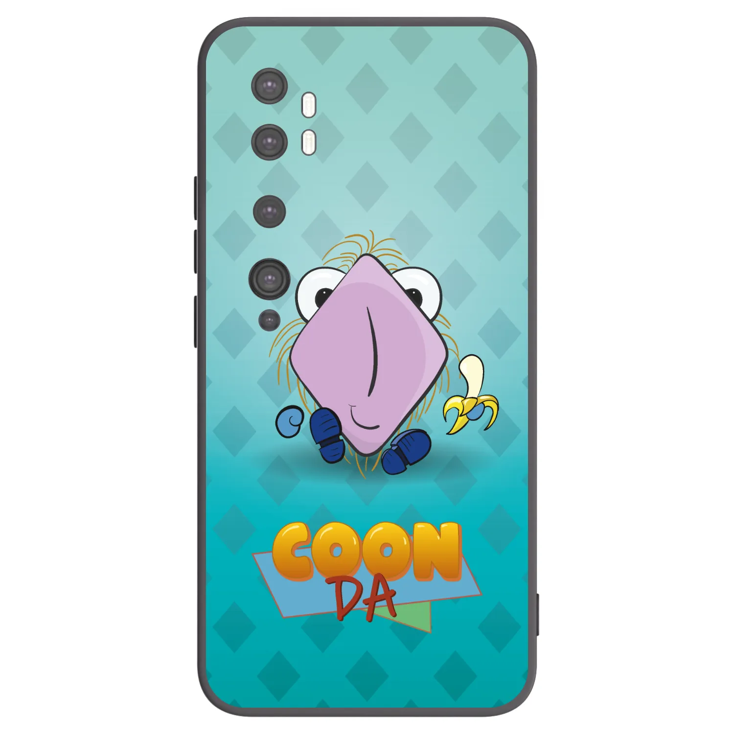 Picasee silikónový čierny obal pre Xiaomi Mi Note 10 (Pro) - COONDA chlupatka světlá