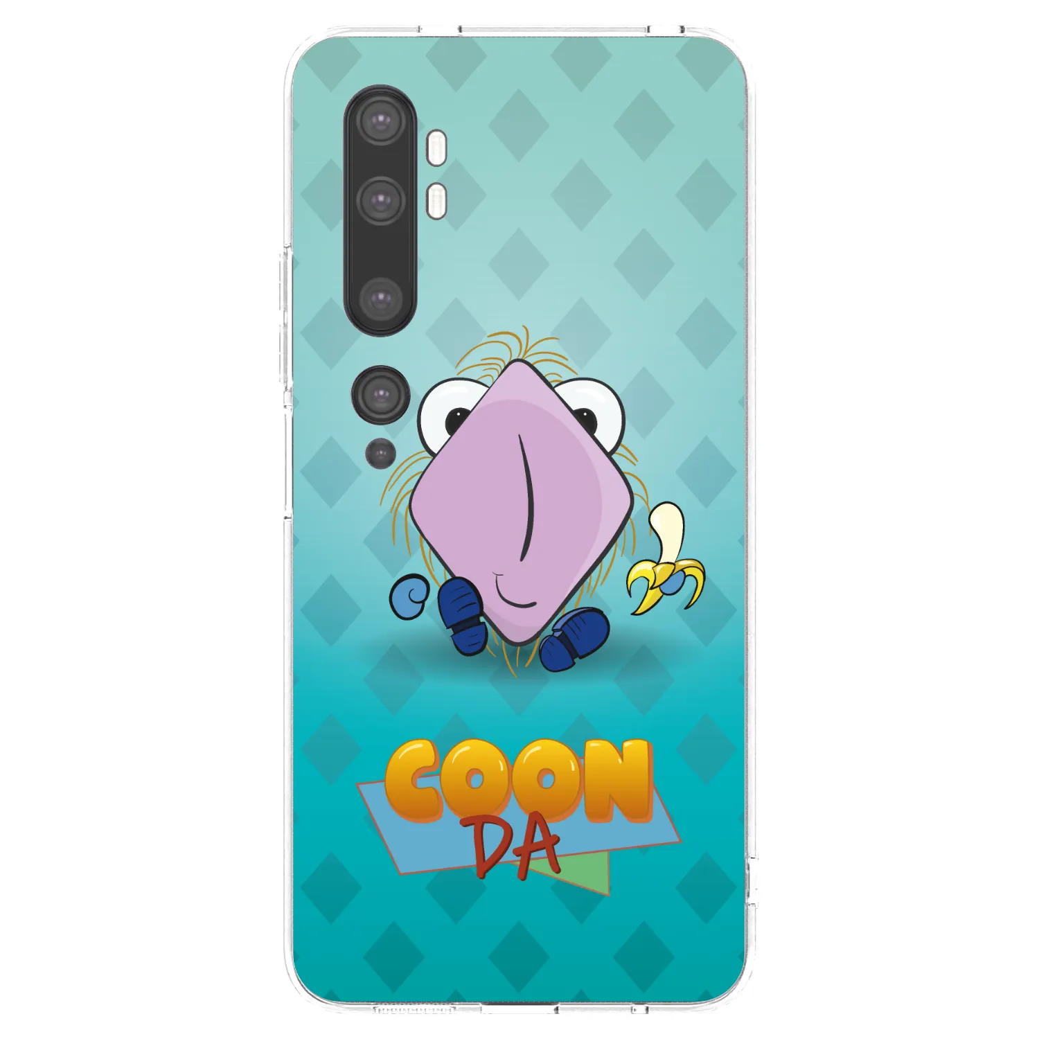 Silikónový prehľadný obal pre Xiaomi Mi Note 10 (Pro) - COONDA chlupatka světlá