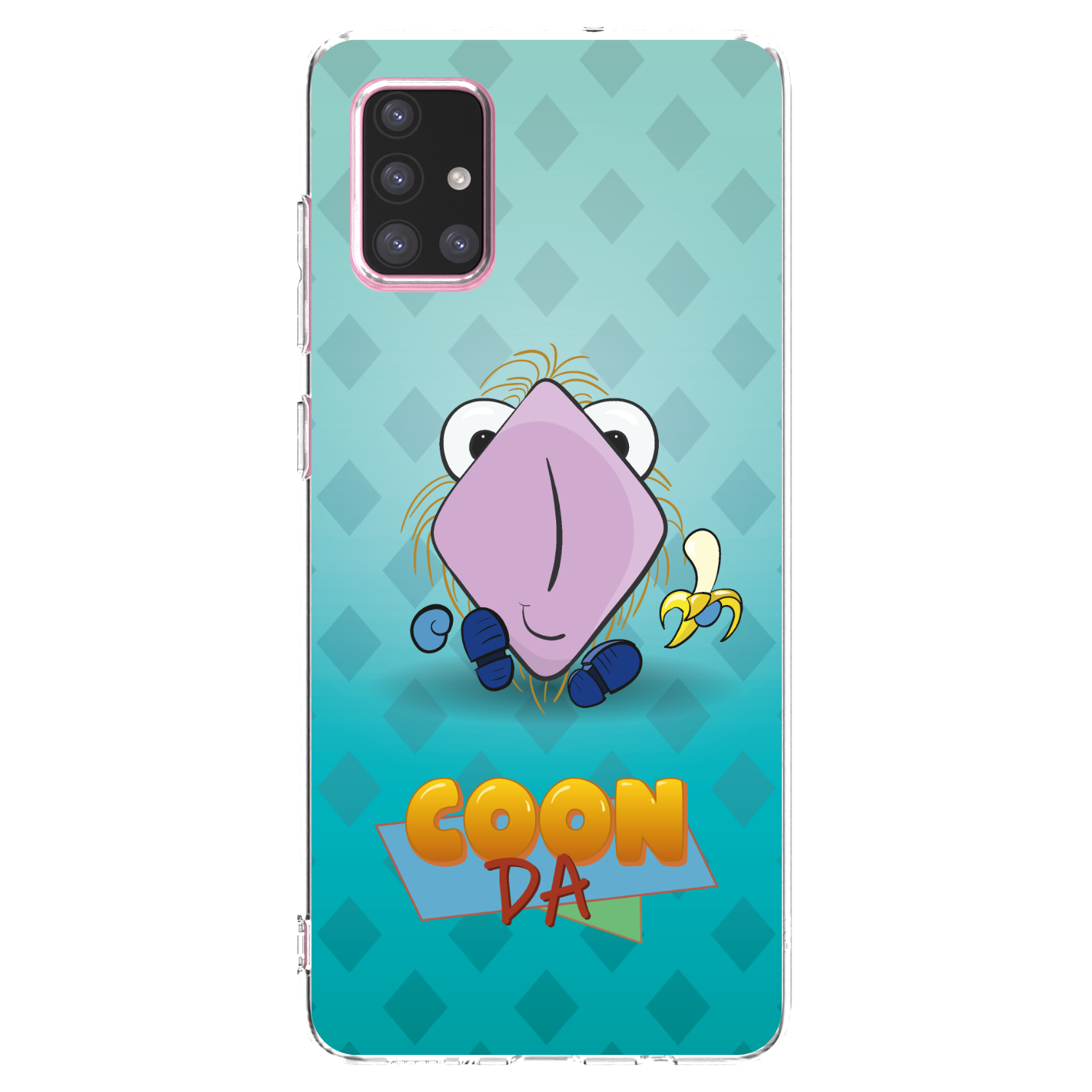 Picasee silikónový prehľadný obal pre Samsung Galaxy A71 A715F - COONDA chlupatka světlá