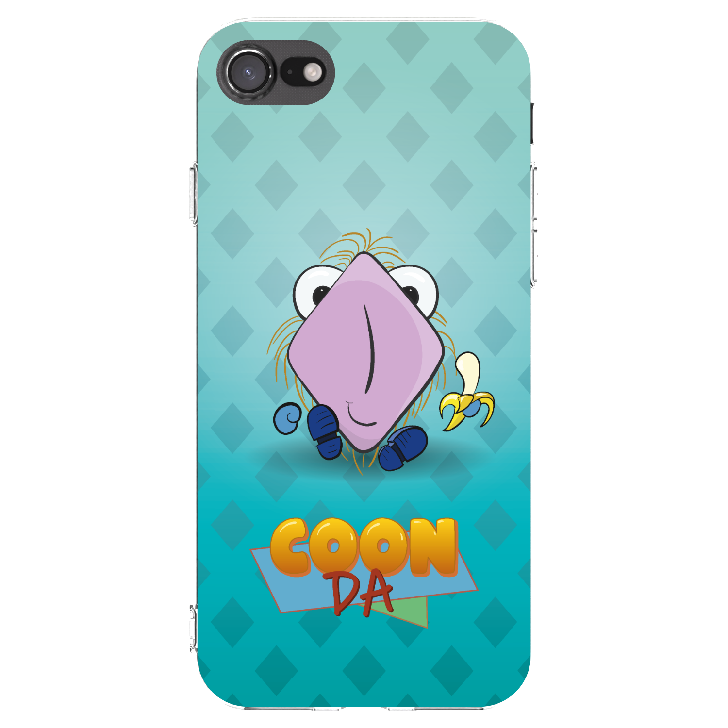 Picasee silikónový prehľadný obal pre Apple iPhone SE 2020 - COONDA chlupatka světlá