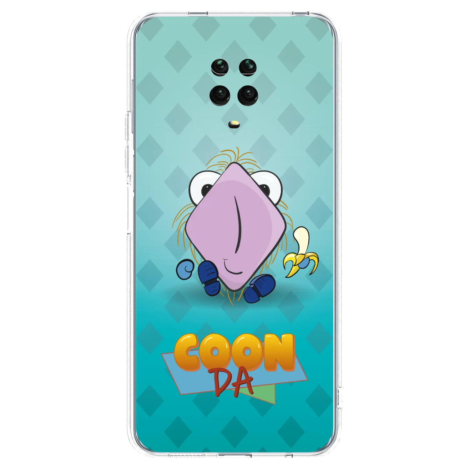 Picasee silikónový prehľadný obal pre Xiaomi Redmi Note 9 Pro - COONDA chlupatka světlá