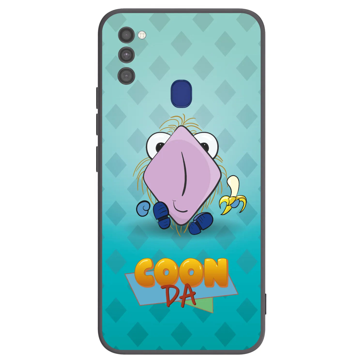Picasee silikónový čierny obal pre Samsung Galaxy M21 M215F - COONDA chlupatka světlá