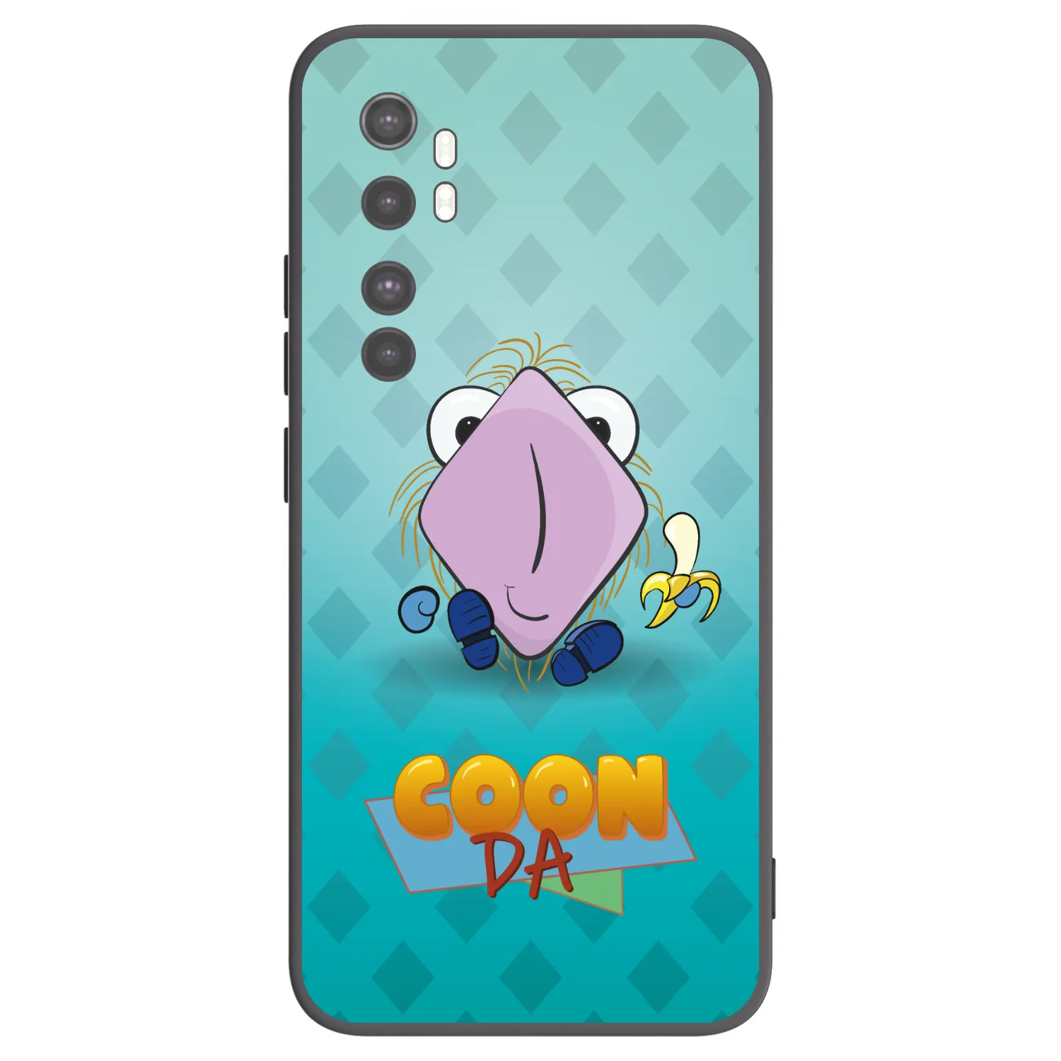 Picasee silikónový čierny obal pre Xiaomi Mi Note 10 Lite - COONDA chlupatka světlá