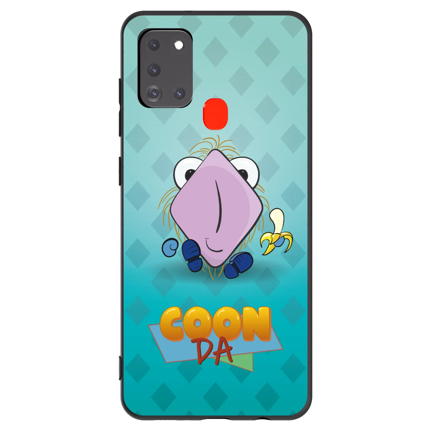 Picasee silikónový čierny obal pre Samsung Galaxy A21s - COONDA chlupatka světlá