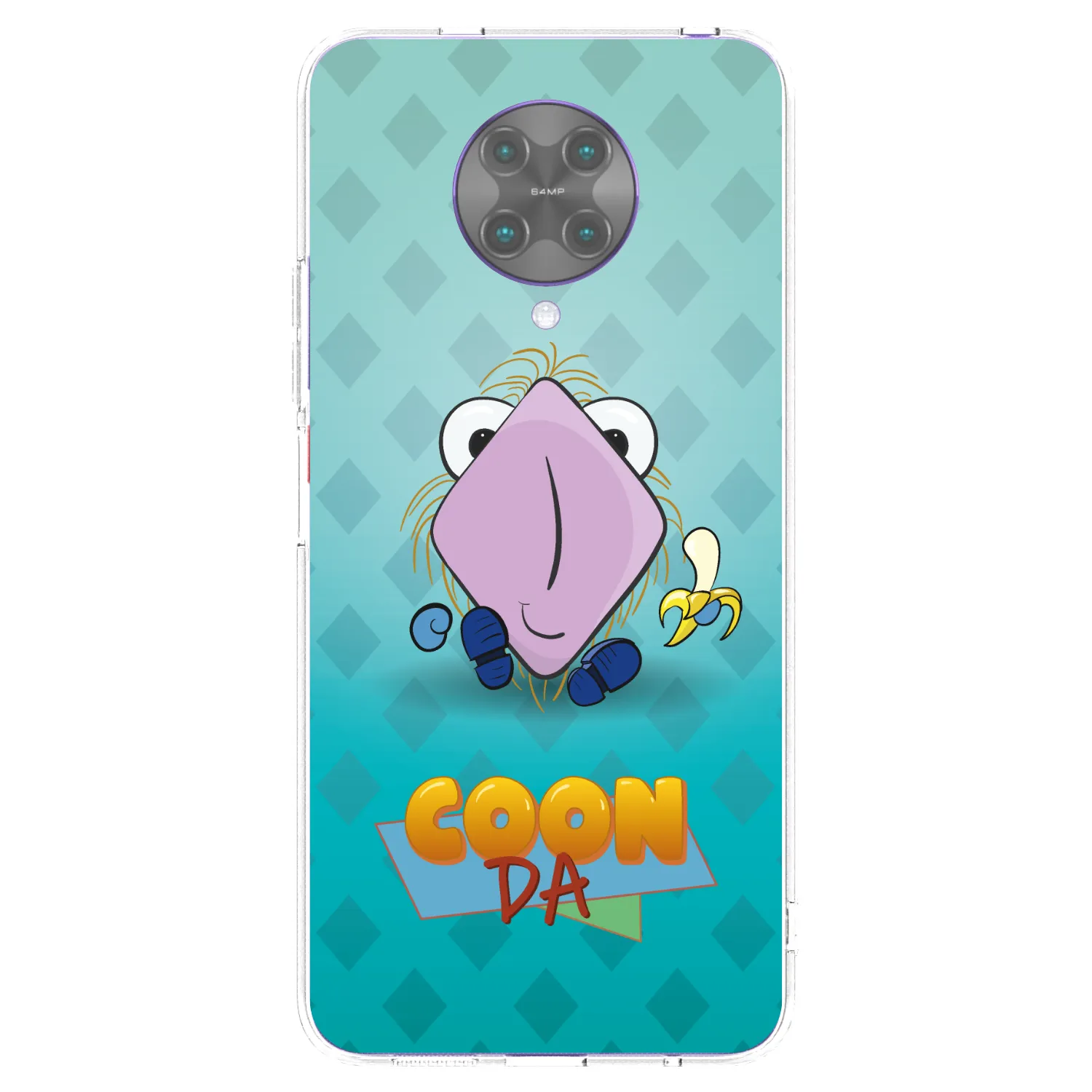 Silikónový prehľadný obal pre Xiaomi Poco F2 Pro - COONDA chlupatka světlá
