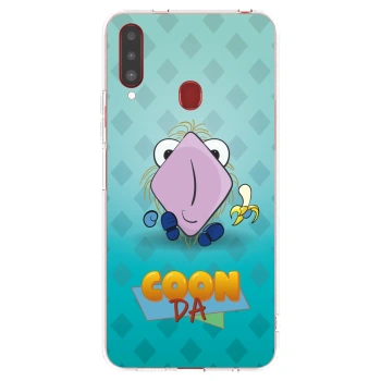 Picasee silikónový prehľadný obal pre Samsung Galaxy A20s - COONDA chlupatka světlá