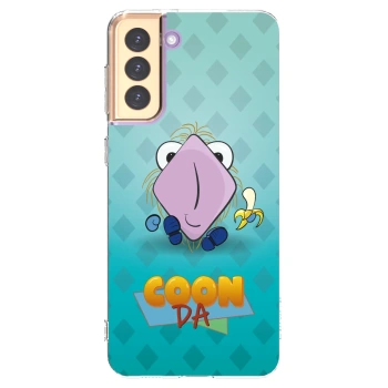 Picasee silikónový prehľadný obal pre Samsung Galaxy S21+ 5G G996F - COONDA chlupatka světlá