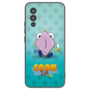 Picasee silikónový čierny obal pre Vivo V23 5G - COONDA chlupatka světlá