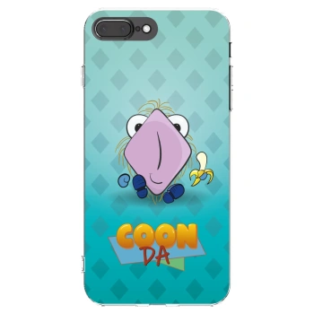 Picasee silikónový prehľadný obal pre Apple iPhone 8 Plus - COONDA chlupatka světlá