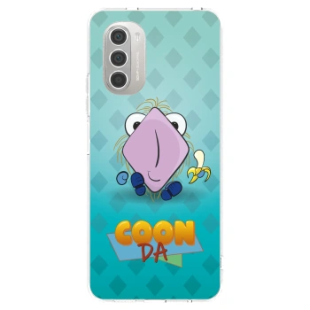 Picasee silikónový prehľadný obal pre Motorola Moto G51 - COONDA chlupatka světlá