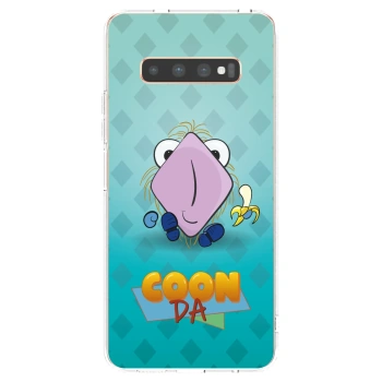 Picasee silikónový prehľadný obal pre Samsung Galaxy S10 Plus G975 - COONDA chlupatka světlá