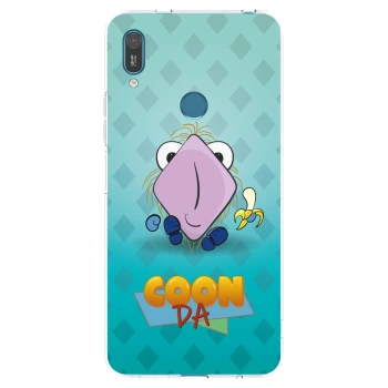 Picasee silikónový prehľadný obal pre Huawei Y7 2019 - COONDA chlupatka světlá