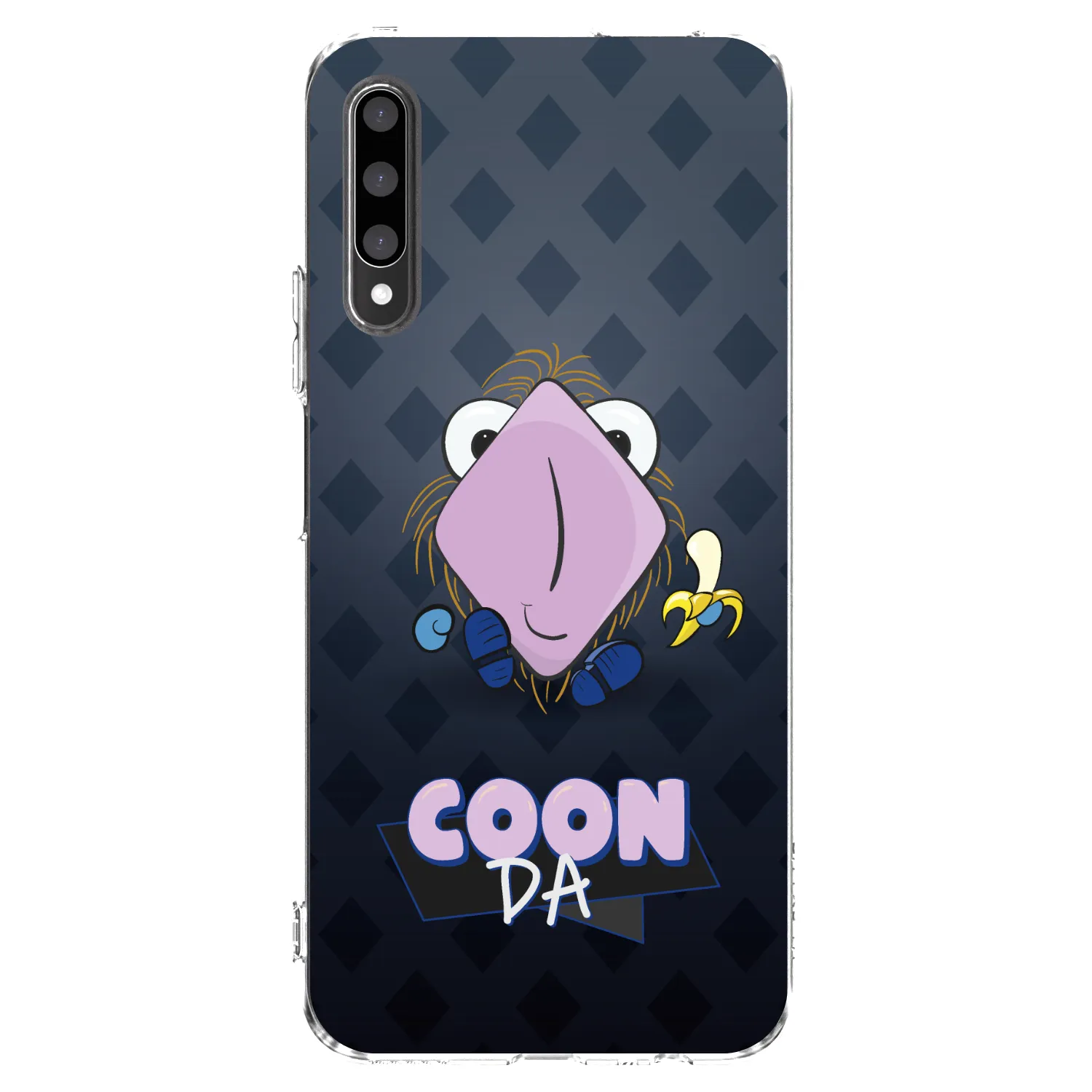 Picasee silikónový prehľadný obal pre Honor 9X Pro - COONDA chlupatka - tmavá