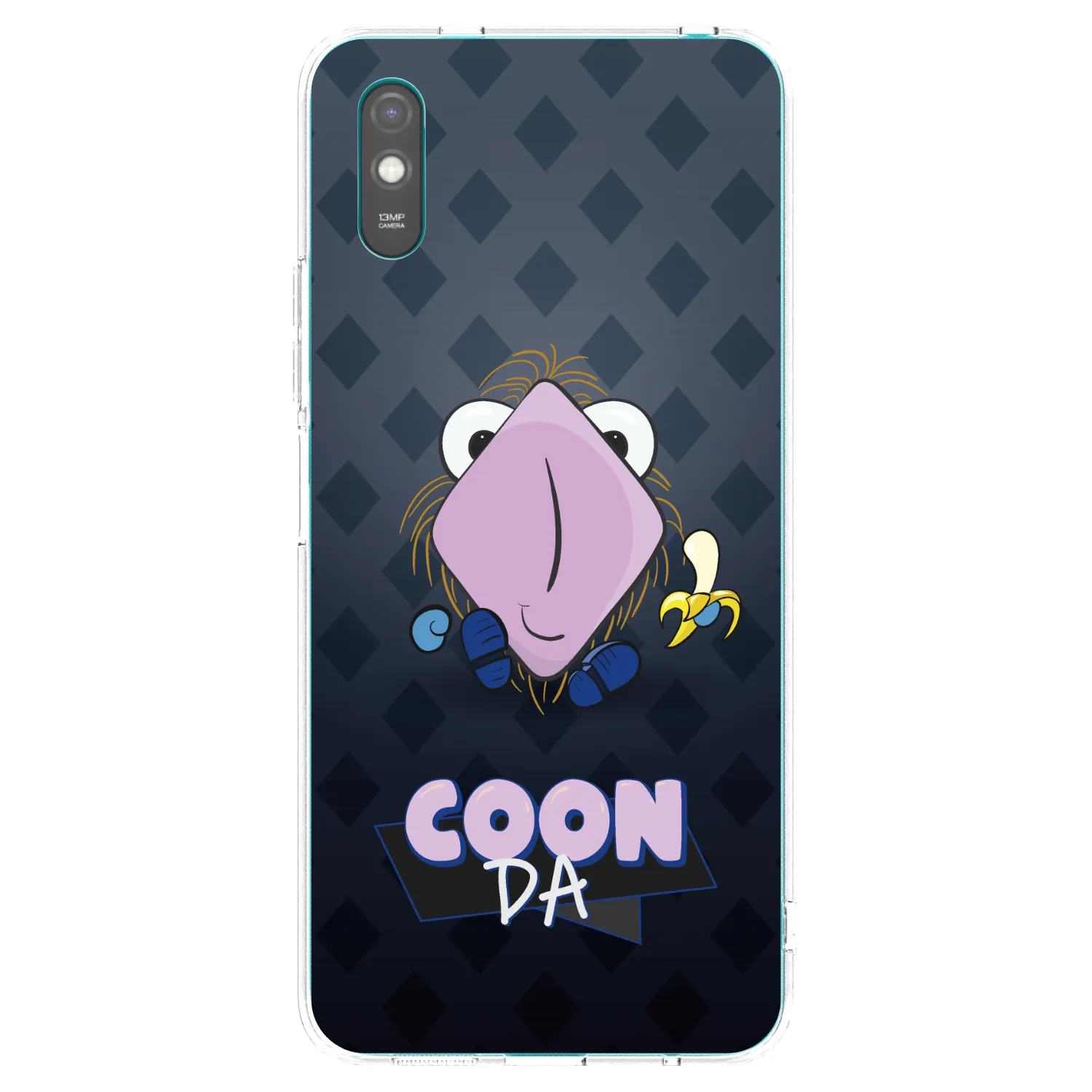 Picasee silikónový prehľadný obal pre Xiaomi Redmi 9A - COONDA chlupatka - tmavá