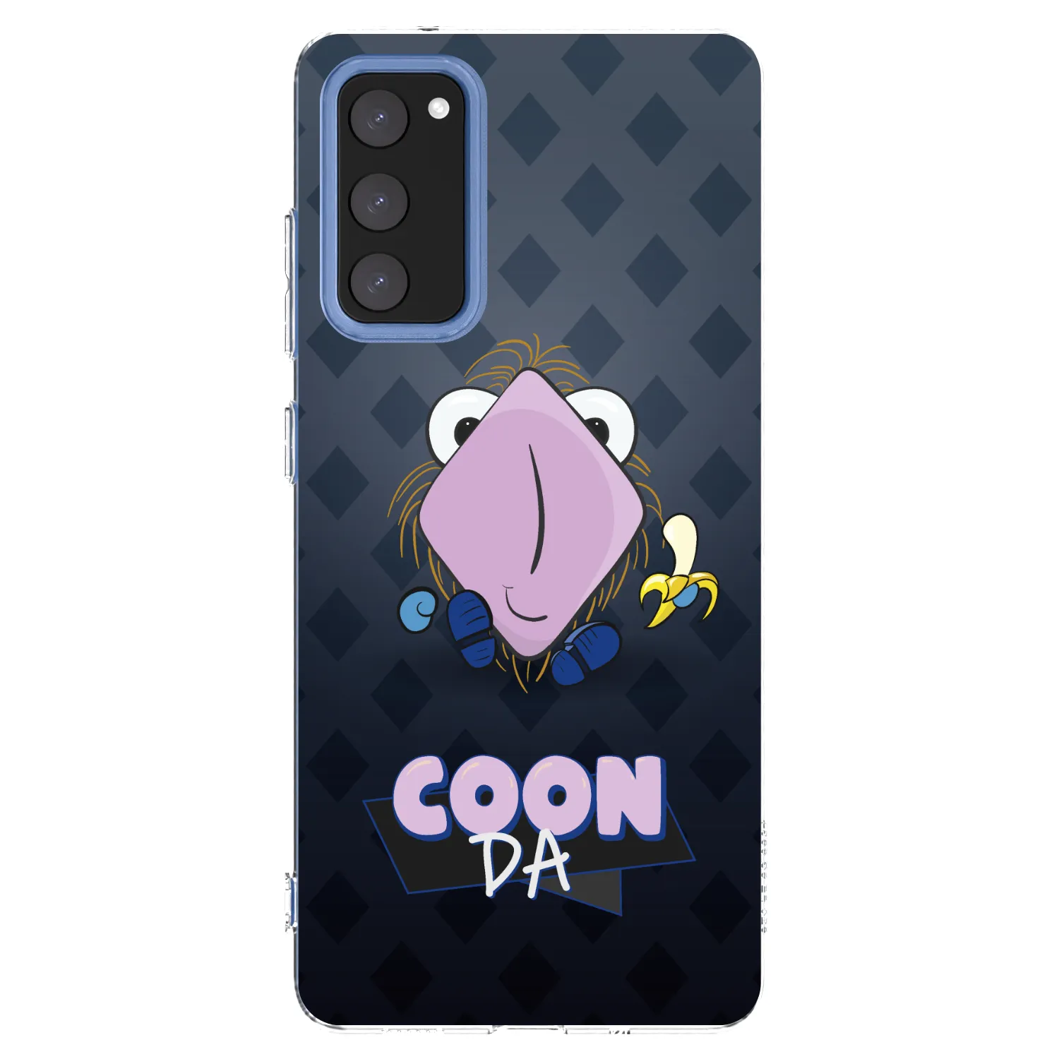 Picasee silikónový prehľadný obal pre Samsung Galaxy S20 FE - COONDA chlupatka - tmavá