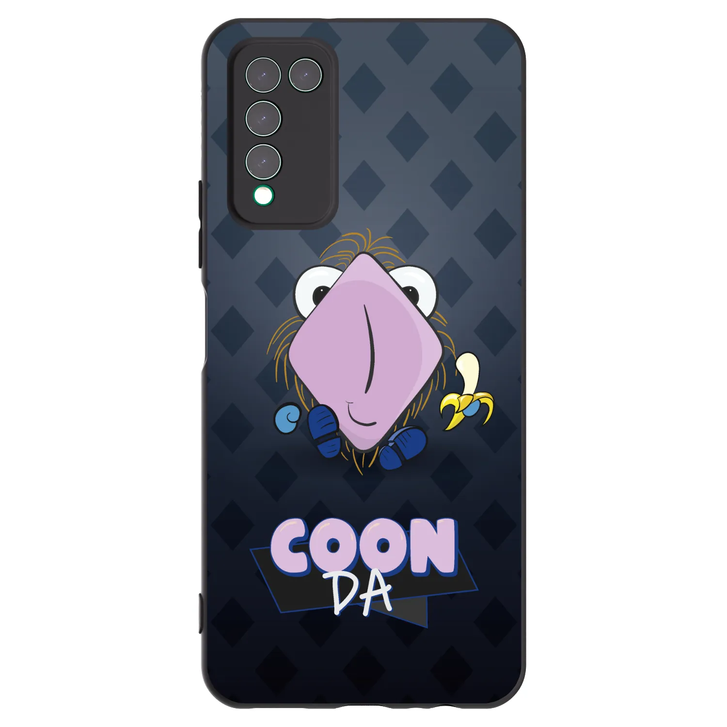 Picasee silikónový čierny obal pre Honor 10X Lite - COONDA chlupatka - tmavá