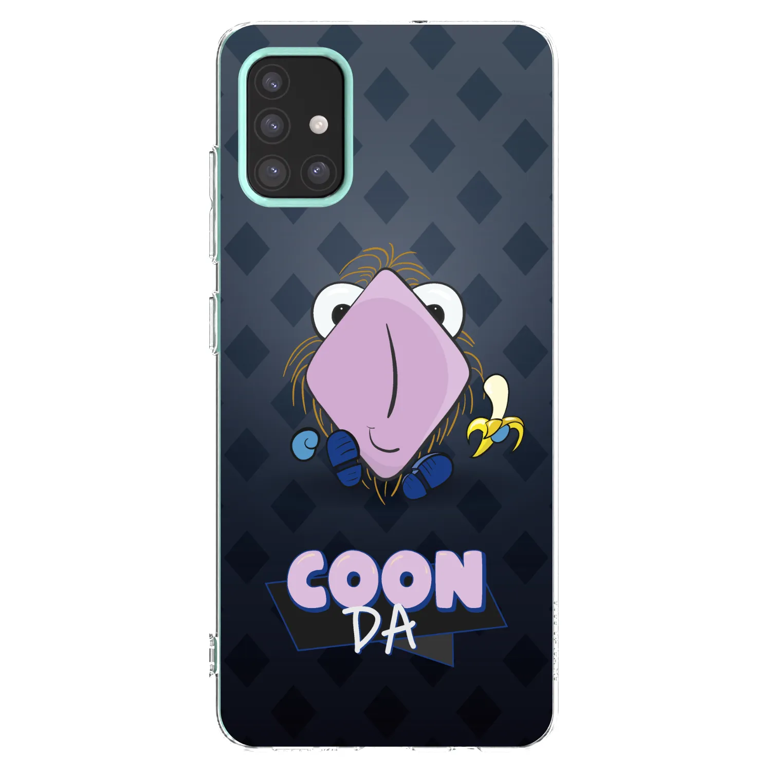 Picasee silikónový prehľadný obal pre Samsung Galaxy M31s - COONDA chlupatka - tmavá