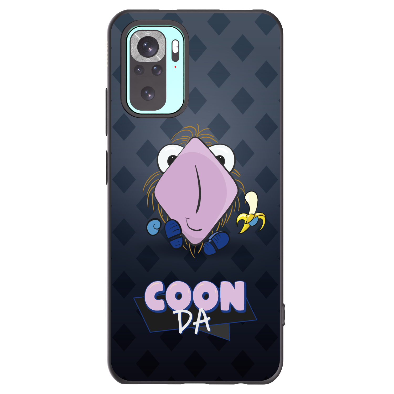 Picasee silikónový čierny obal pre Xiaomi Redmi Note 10 Pro - COONDA chlupatka - tmavá