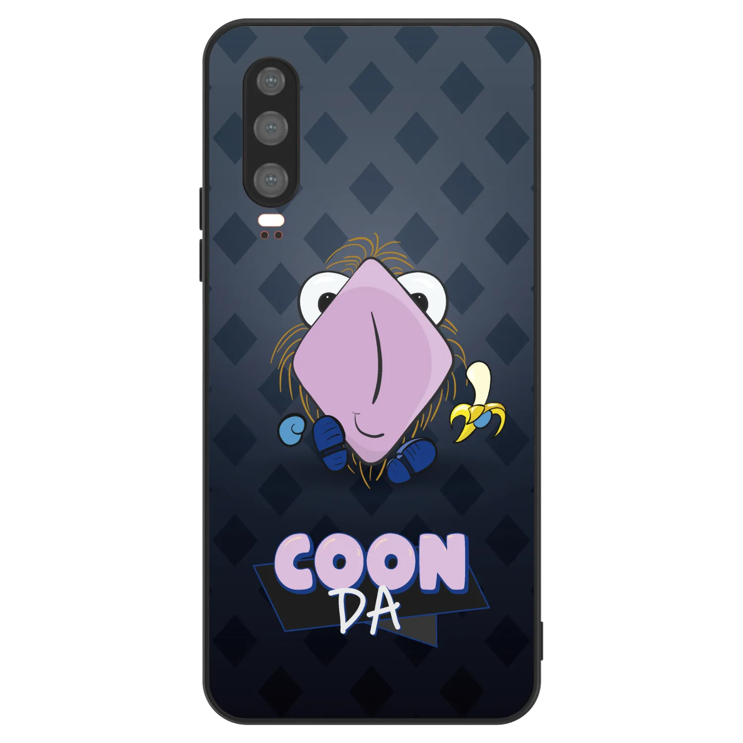 Picasee ULTIMATE CASE pro Huawei P30 - COONDA chlupatka - tmavá