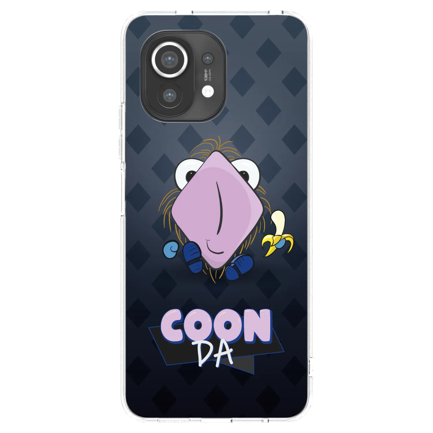 Picasee silikónový prehľadný obal pre Xiaomi Mi 11 - COONDA chlupatka - tmavá