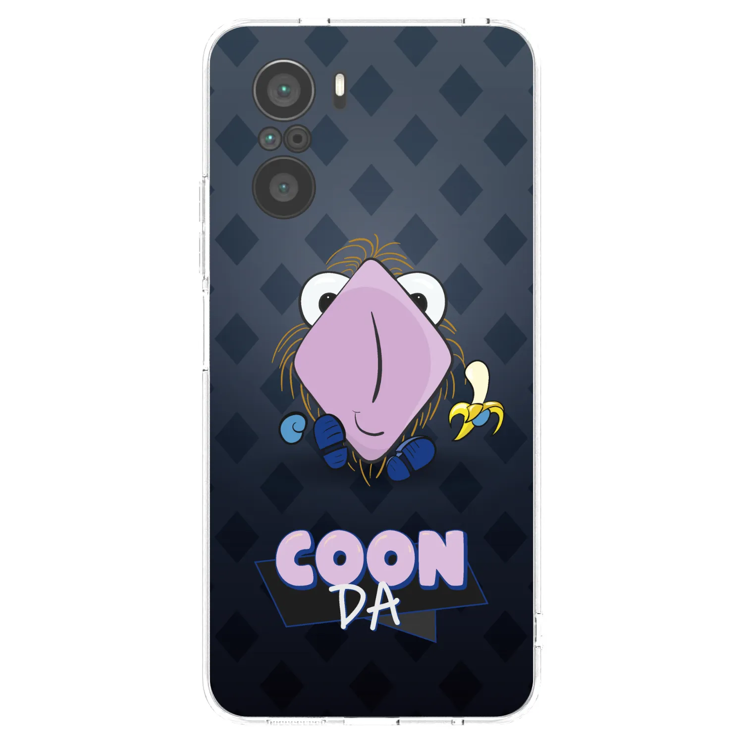 Picasee silikónový prehľadný obal pre Xiaomi Poco F3 - COONDA chlupatka - tmavá