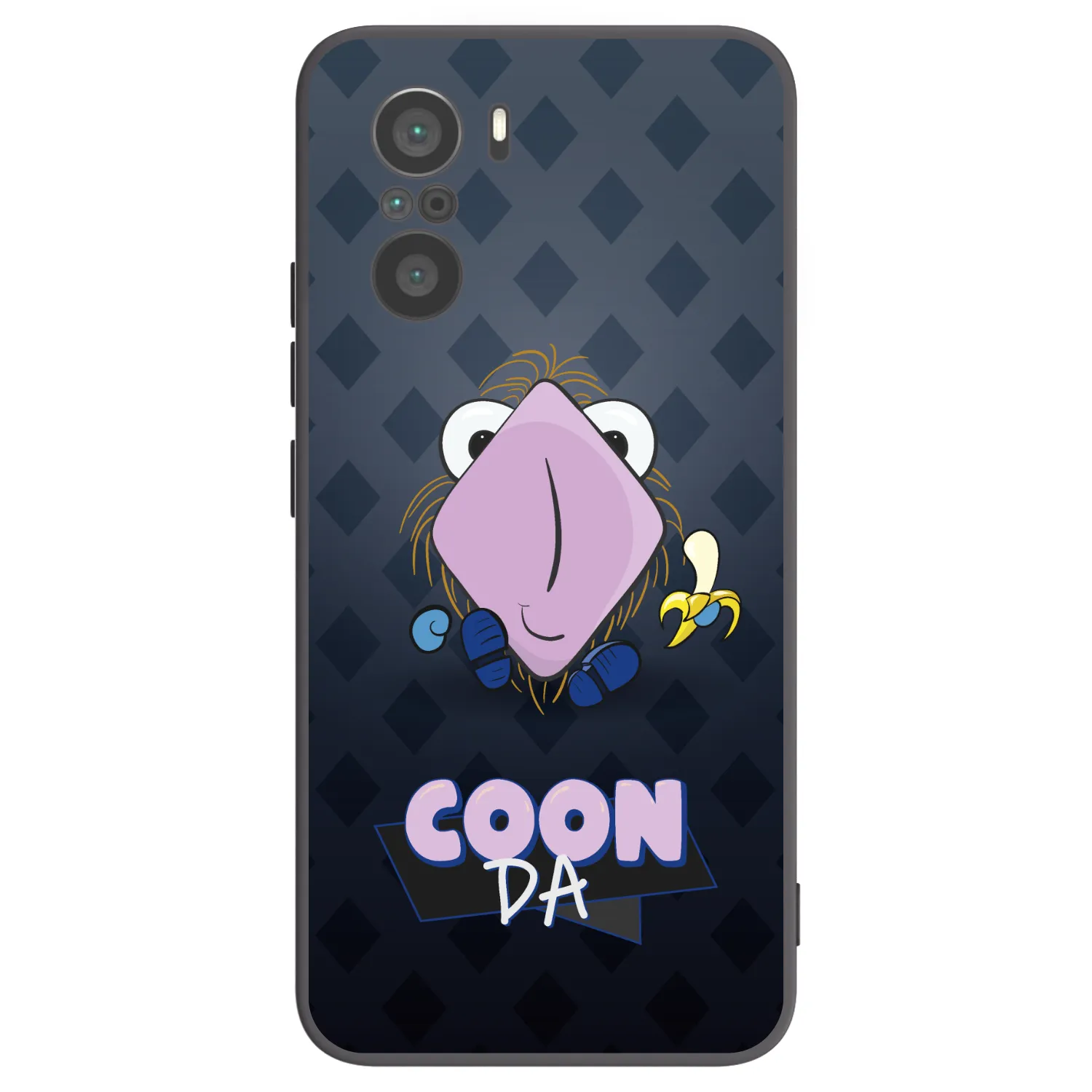 Picasee silikónový čierny obal pre Xiaomi Poco F3 - COONDA chlupatka - tmavá