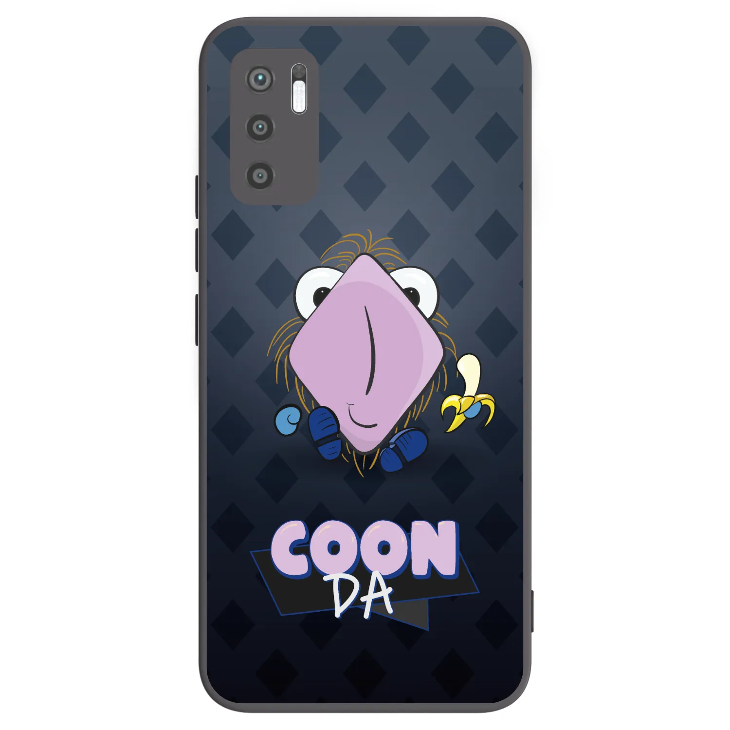Picasee silikónový čierny obal pre Xiaomi Redmi Note 10 5G - COONDA chlupatka - tmavá