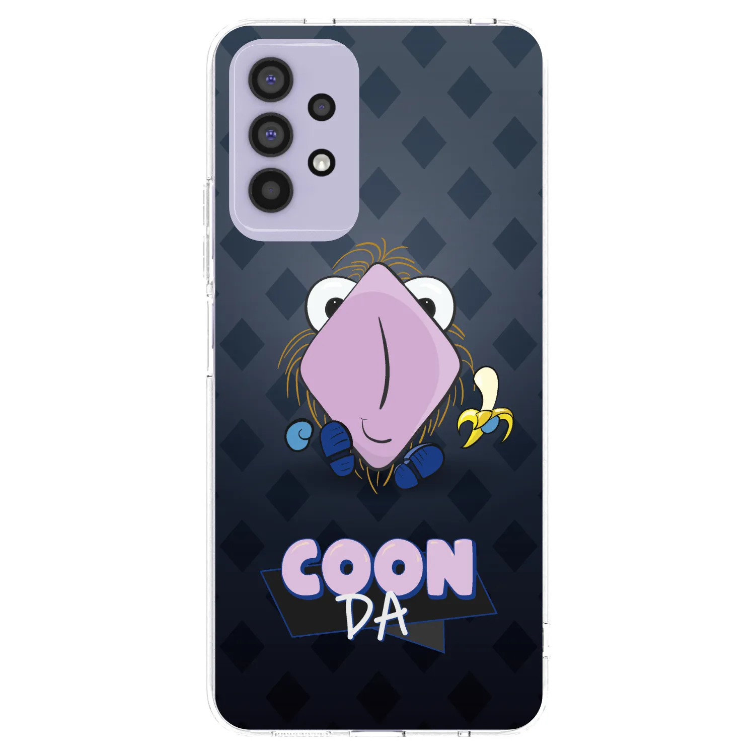 Picasee silikónový prehľadný obal pre Samsung Galaxy A32 4G SM-A325F - COONDA chlupatka - tmavá