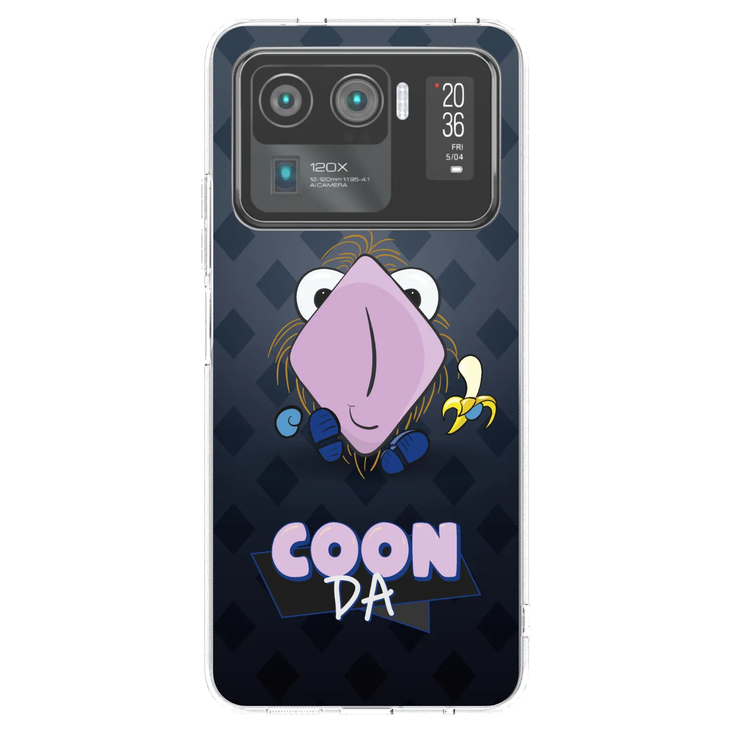 Picasee silikónový prehľadný obal pre Xiaomi Mi 11 Ultra - COONDA chlupatka - tmavá