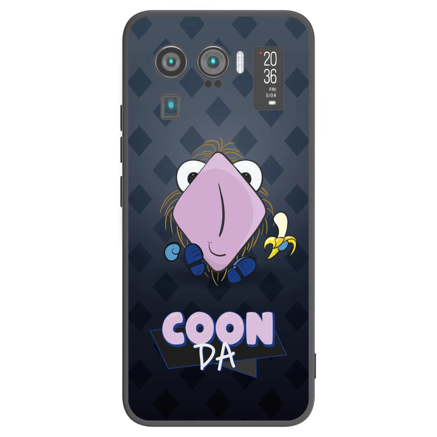 Picasee silikónový čierny obal pre Xiaomi Mi 11 Ultra - COONDA chlupatka - tmavá