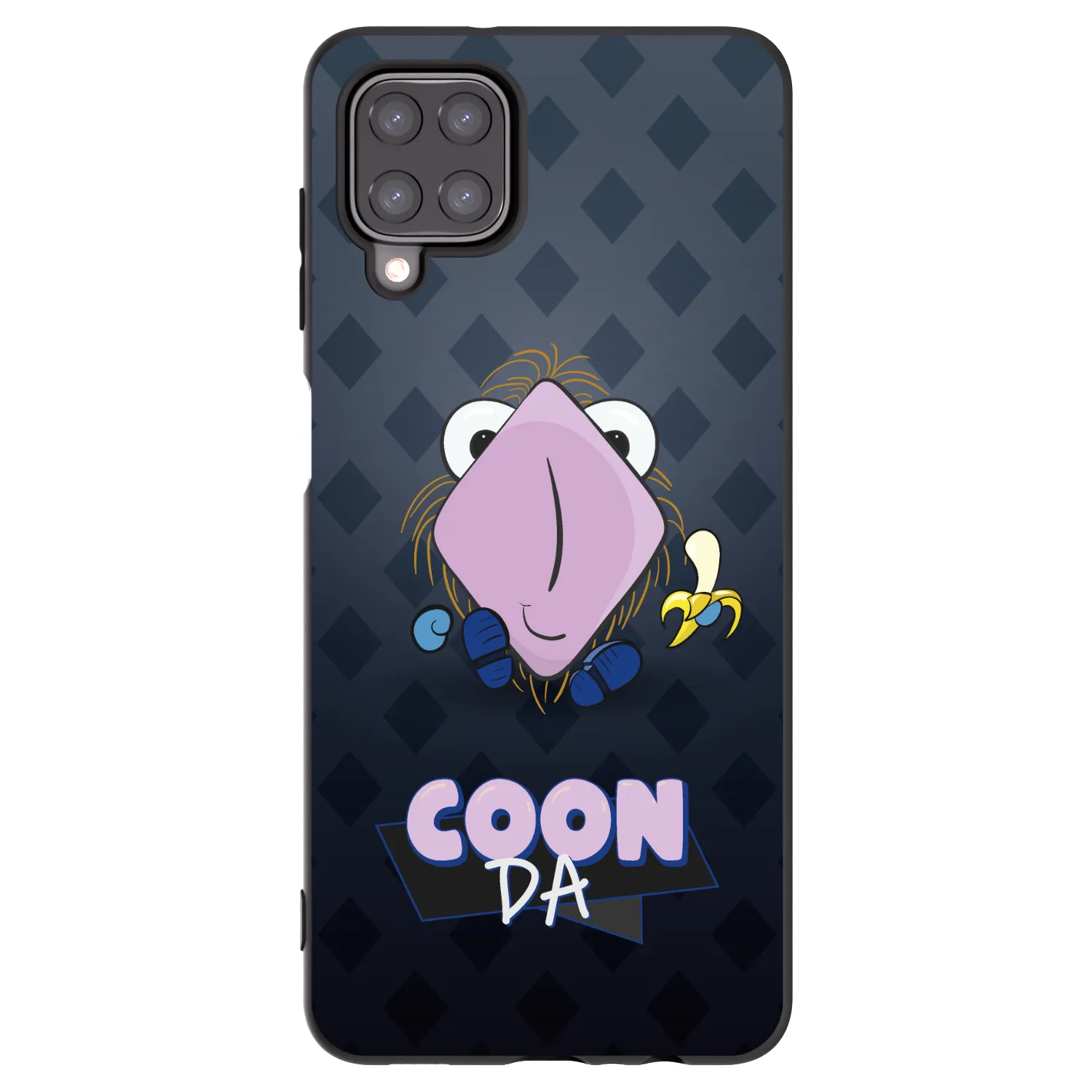 Picasee silikónový čierny obal pre Samsung Galaxy M12 M127F - COONDA chlupatka - tmavá