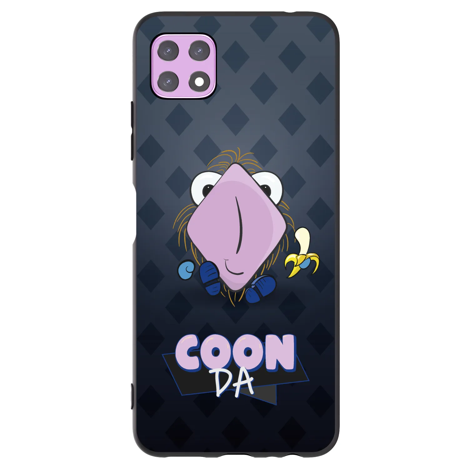Picasee silikónový čierny obal pre Samsung Galaxy A22 A226B 5G - COONDA chlupatka - tmavá