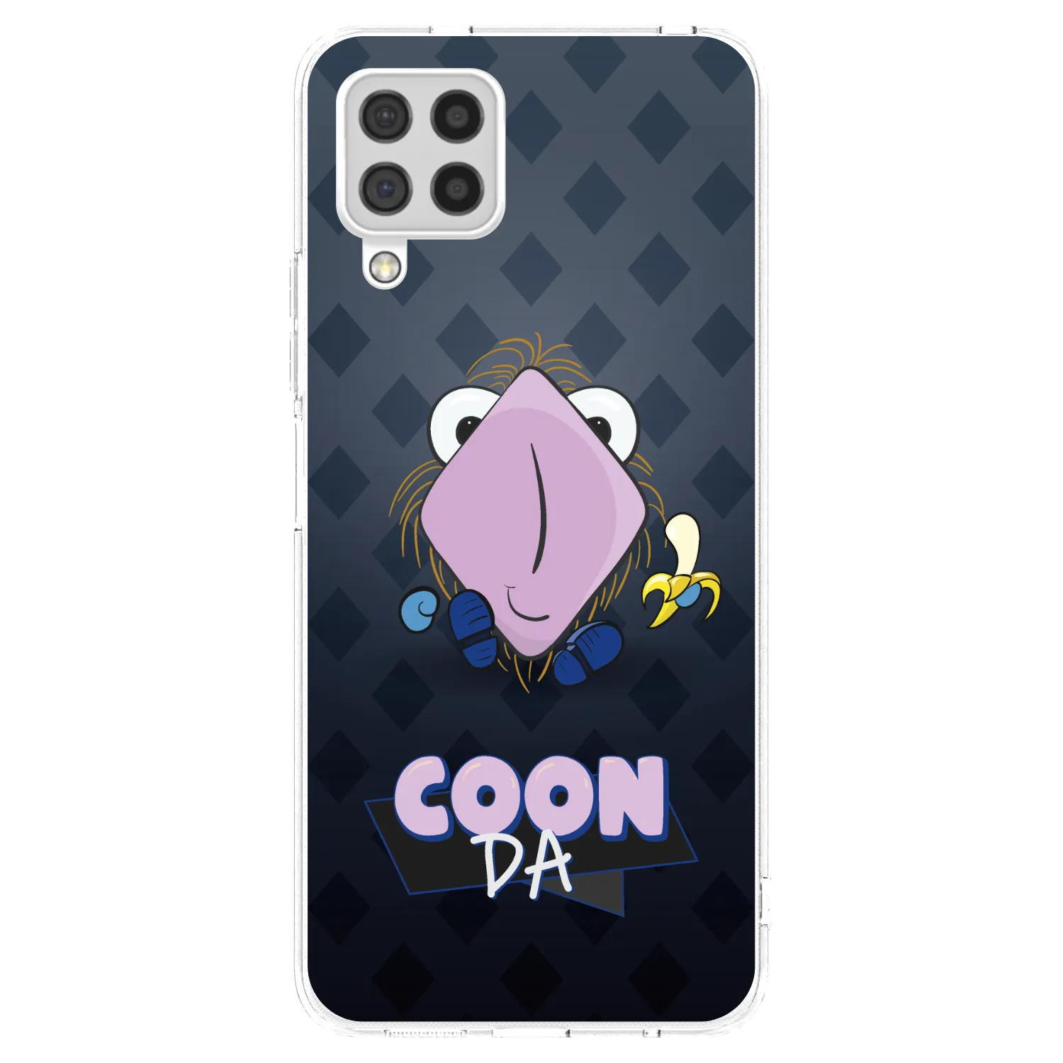 Picasee silikónový prehľadný obal pre Samsung Galaxy A22 A225F 4G - COONDA chlupatka - tmavá