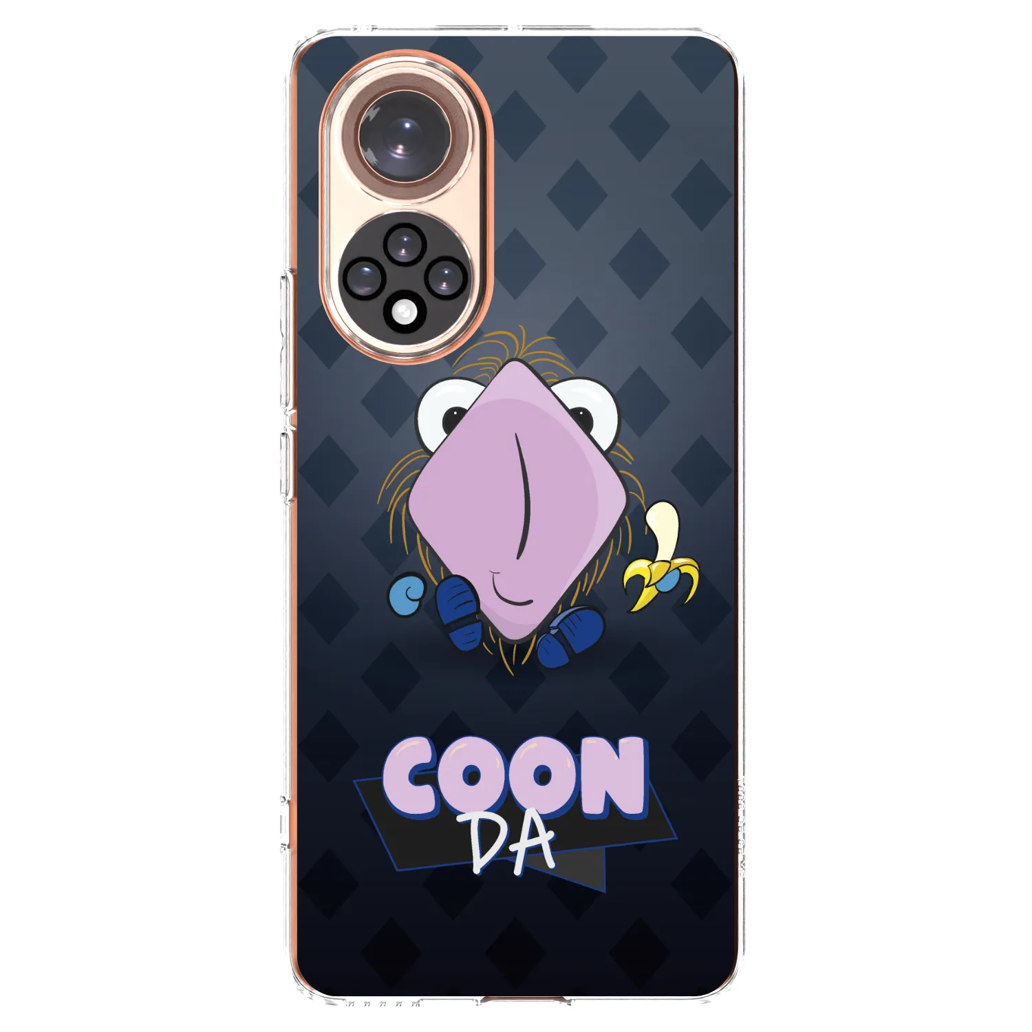 Picasee silikónový prehľadný obal pre Huawei Nova 9 - COONDA chlupatka - tmavá