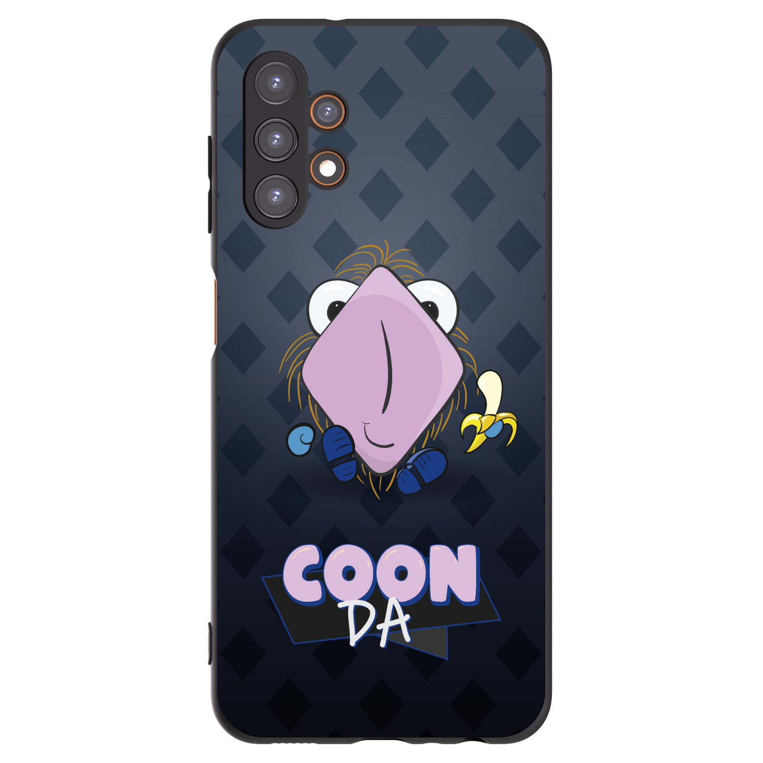 Picasee silikónový čierny obal pre Samsung Galaxy A13 4G A135 - COONDA chlupatka - tmavá