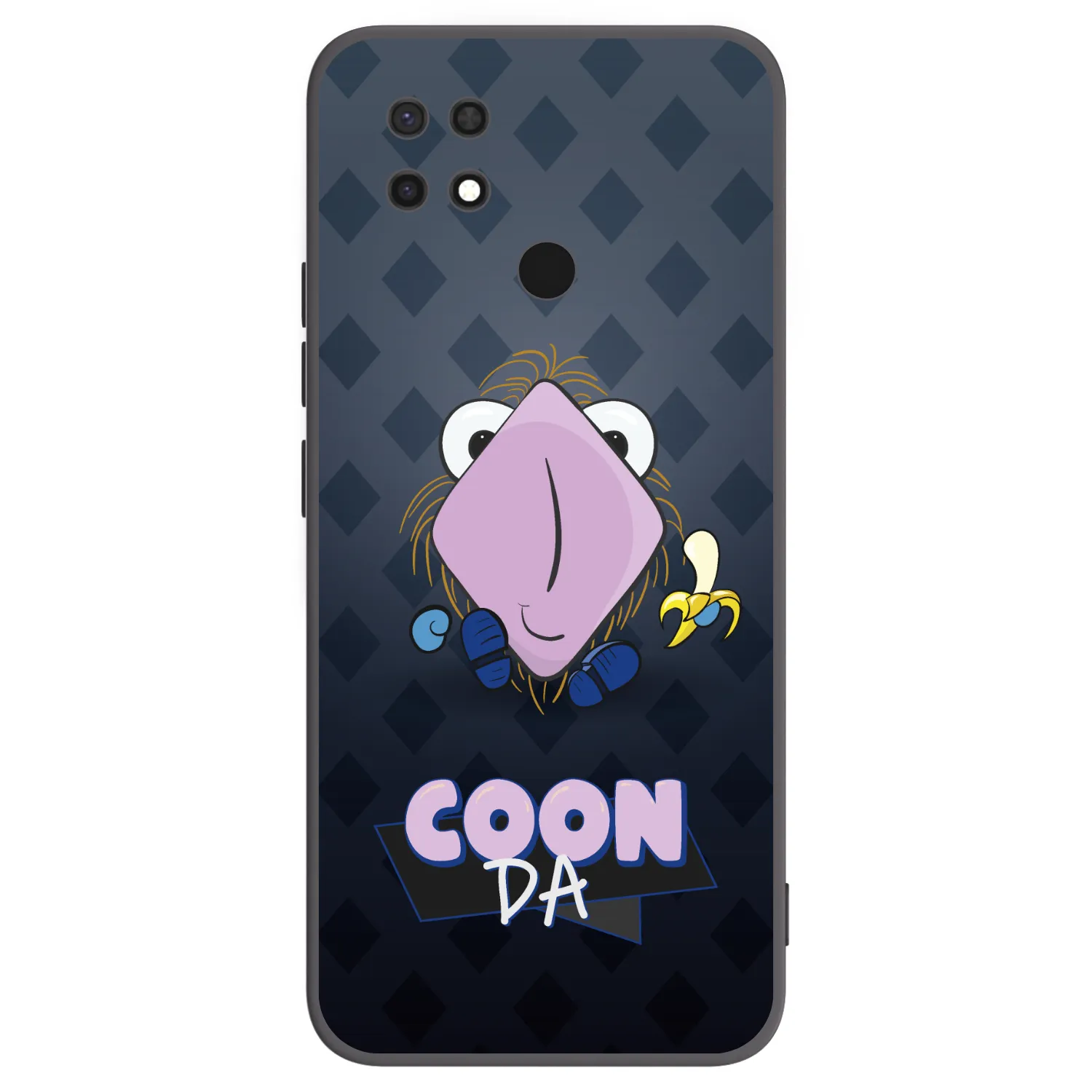 Picasee silikónový čierny obal pre Xiaomi Redmi 10C - COONDA chlupatka - tmavá