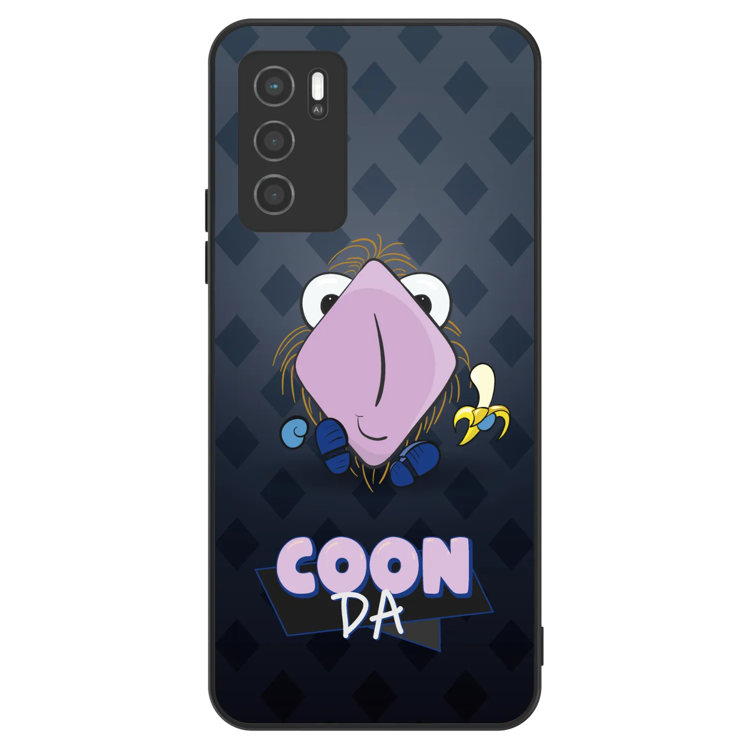 Picasee ULTIMATE CASE pro OPPO A16s - COONDA chlupatka - tmavá