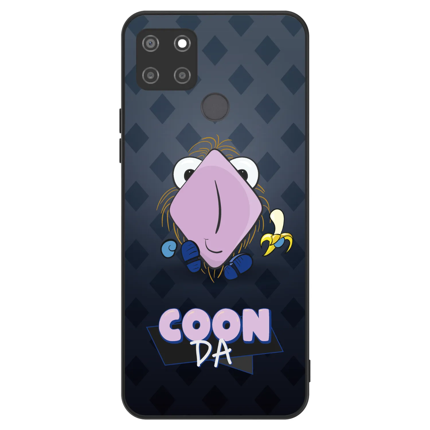 Picasee ULTIMATE CASE pro Realme C21Y - COONDA chlupatka - tmavá