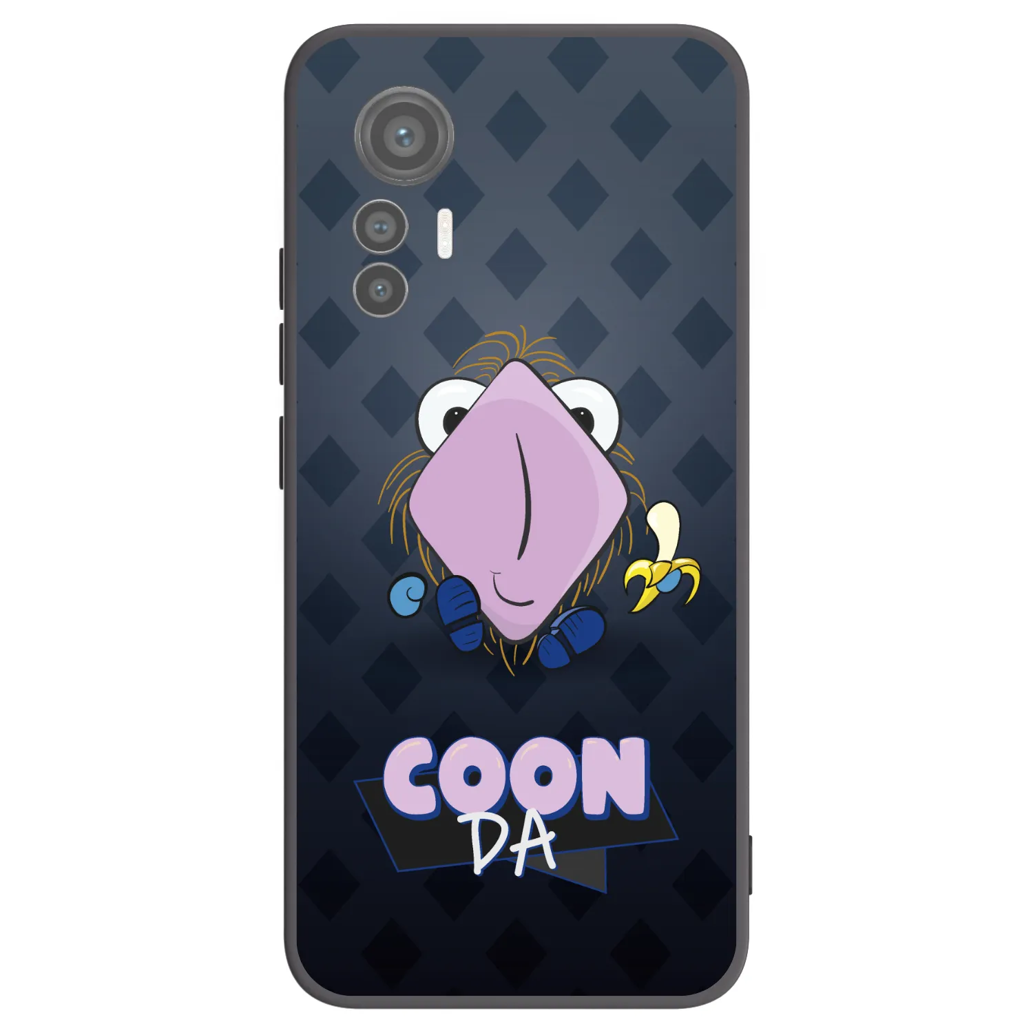 Picasee silikónový čierny obal pre Xiaomi 12 Lite - COONDA chlupatka - tmavá