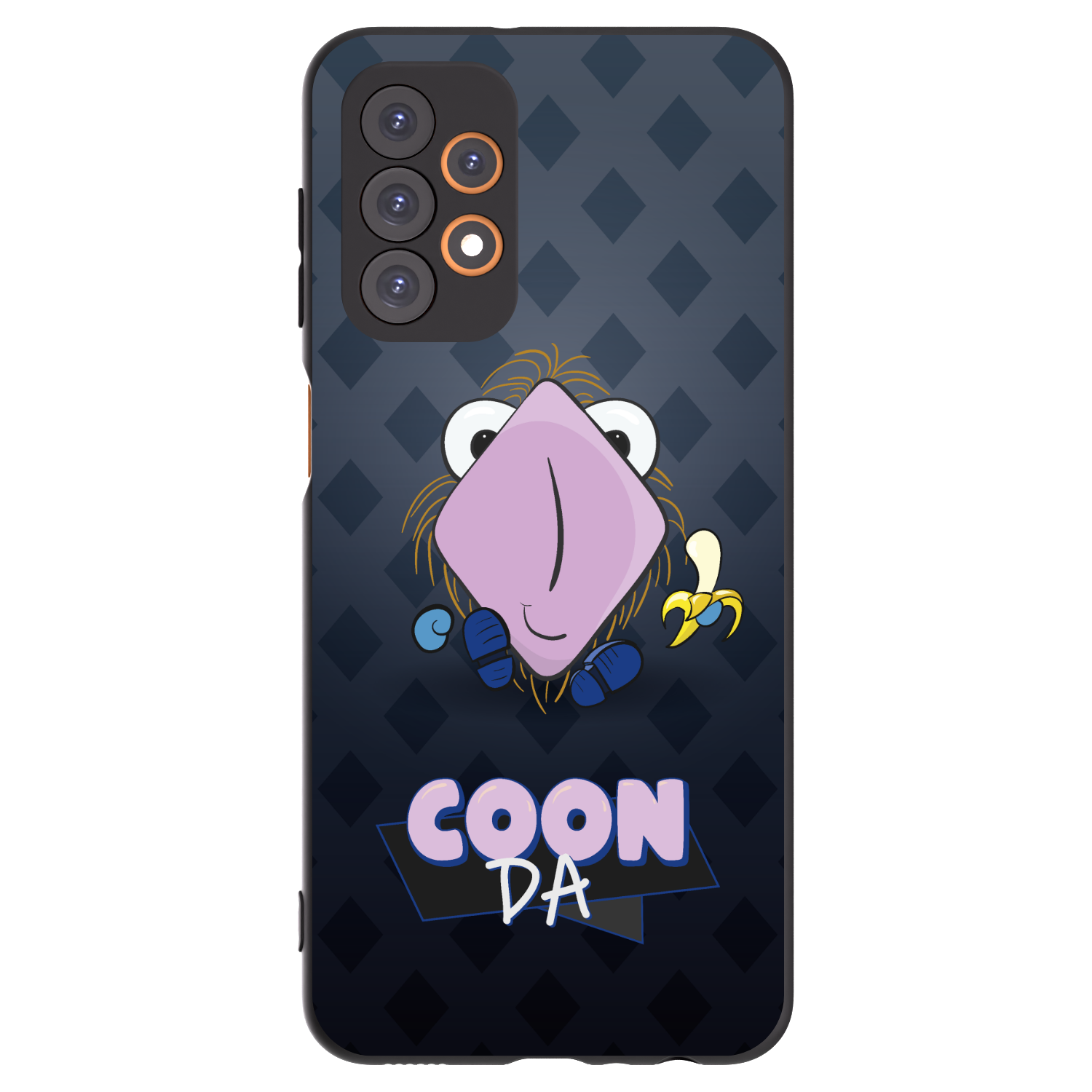 Picasee silikónový čierny obal pre Samsung Galaxy A23 A235F 4G - COONDA chlupatka - tmavá