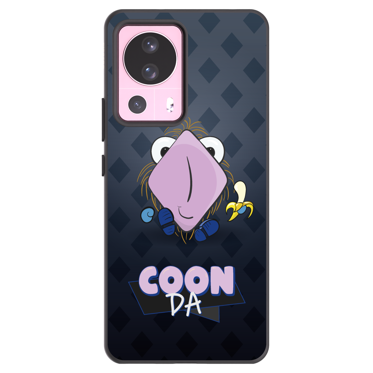 Picasee silikónový čierny obal pre Xiaomi 13 Lite - COONDA chlupatka - tmavá