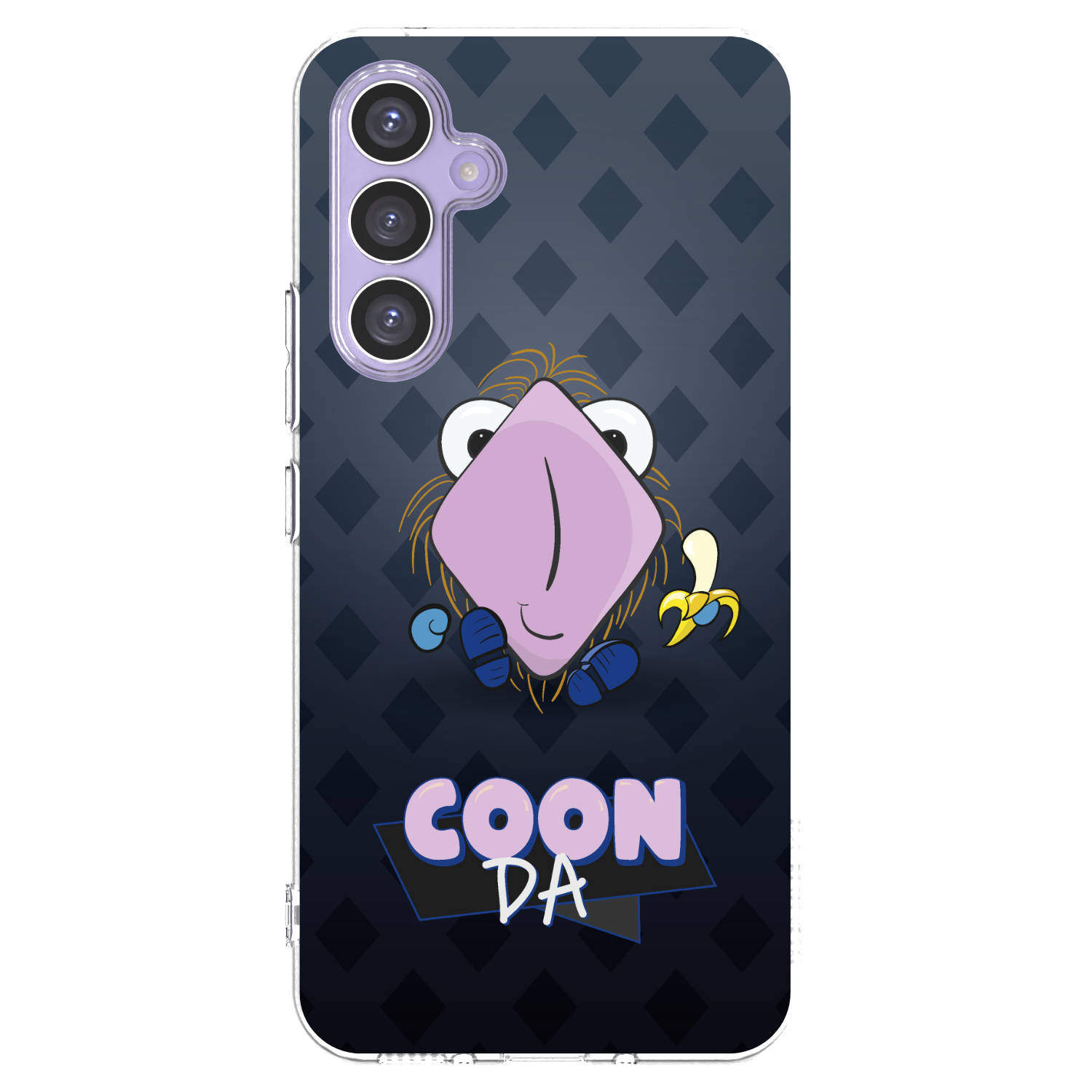 Picasee silikónový prehľadný obal pre Samsung Galaxy A54 5G A546B - COONDA chlupatka - tmavá