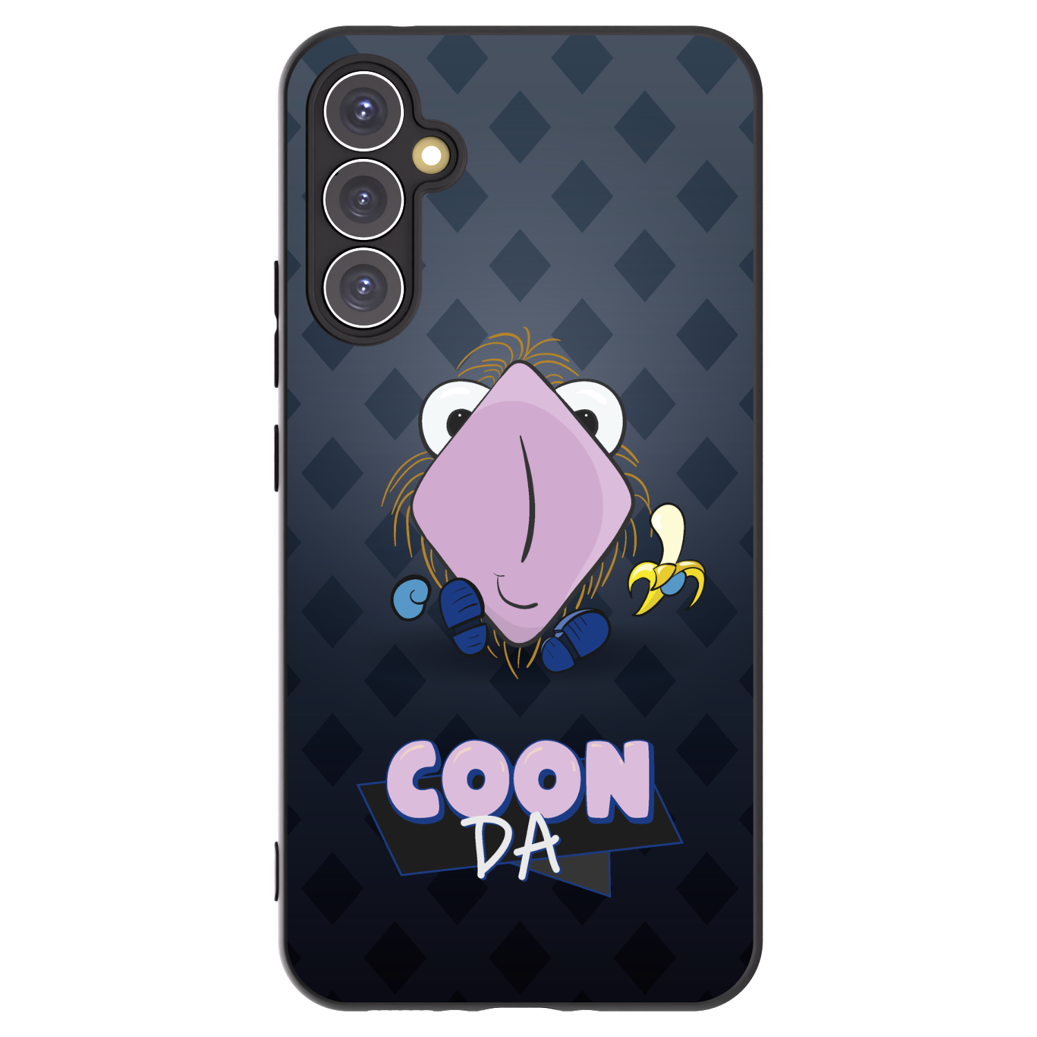 Picasee silikónový čierny obal pre Samsung Galaxy A34 5G A346B - COONDA chlupatka - tmavá