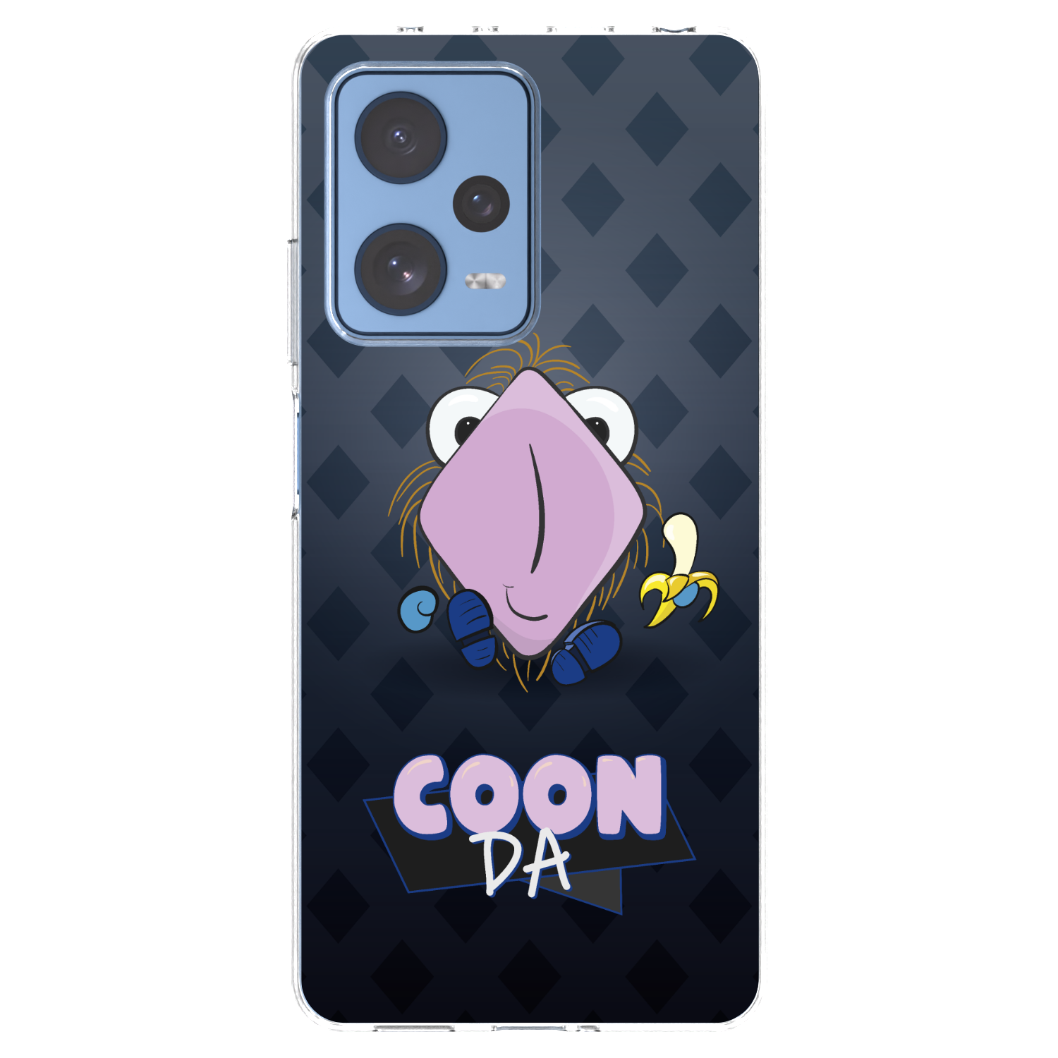 Picasee silikónový prehľadný obal pre Xiaomi Redmi Note 12 Pro 5G - COONDA chlupatka - tmavá