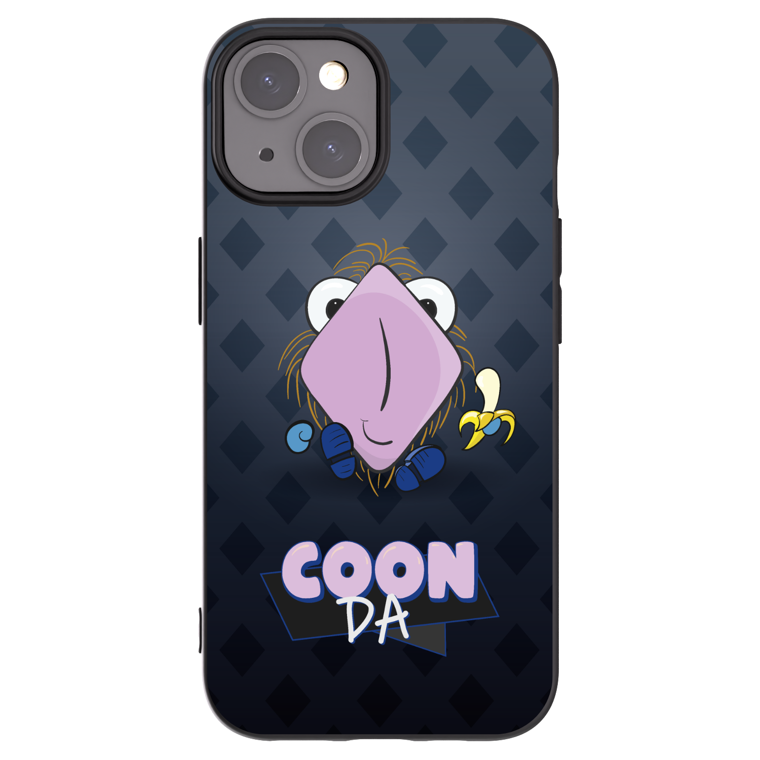 Picasee silikónový čierny obal pre Apple iPhone 15 - COONDA chlupatka - tmavá